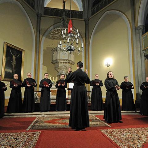  Chór klasztoru Daniłowa
